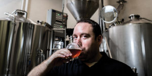  Justin Dvorkin, co-owner of Oliver Brewing Company.Photography by Justin Tsucalas