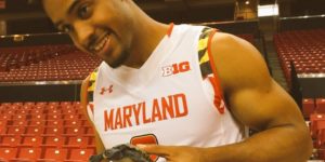  Sophomore guard Melo Trimble taking the whole Terrapin thing pretty seriously.University of Maryland