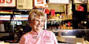  Nancy Faidley-Devine, co-owner of Faidley Seafood in Lexington Market. Photo by Stacy Zarin