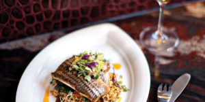  B&O American Brasserie: "rockfish could pass as red meat, dense with red-wine sauce and served with pumpkin-seed risotto and crispy broccoli raab."Scott Suchman
