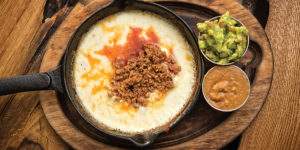 A sizzling skillet of queso fundidoPhotography by Christopher Myers