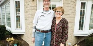  Wynn Harger and his wife, Pat.Photo by Daniel Bedell