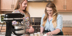 Sisters Emily Derr, left, and Kate Ansari teamed up to make natural products for children and expectant mothers.Photography by David Colwell