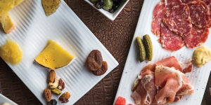  The charcuterie includes choices like chorizo and soppressata.Photography by Ryan Lavine