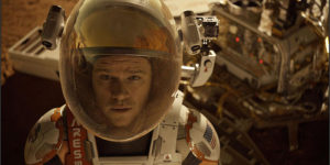  Astronaut Mark Watney (Matt Damon) finds himself stranded and alone on Mars, in The Martian.Courtesy Twentieth Century Fox
