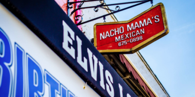  The exterior of Nacho Mama's on O'Donnell Square in Canton.Courtesy of Nacho Mama's